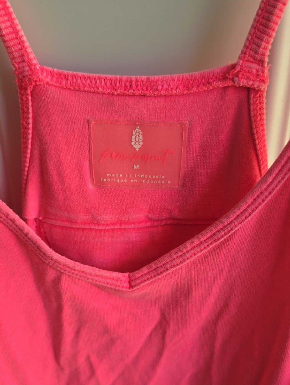 FP Movement by Free People Neon Pink Romper Jumpsuit - Picture 2 of 5